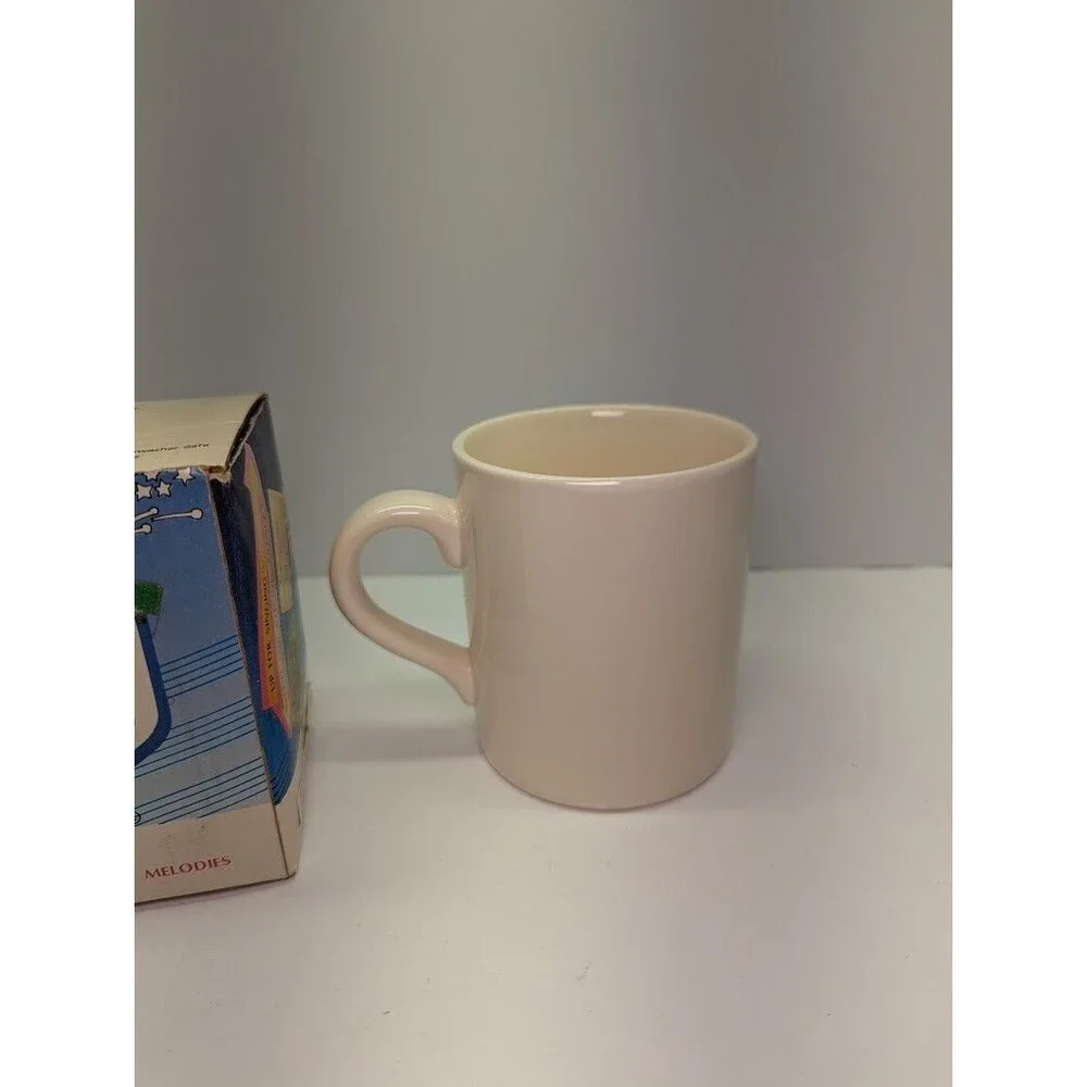 Vintage Melody‎ Mug Sunny Funnies SingingOld McDonald Had a Farm Mug + Box Works